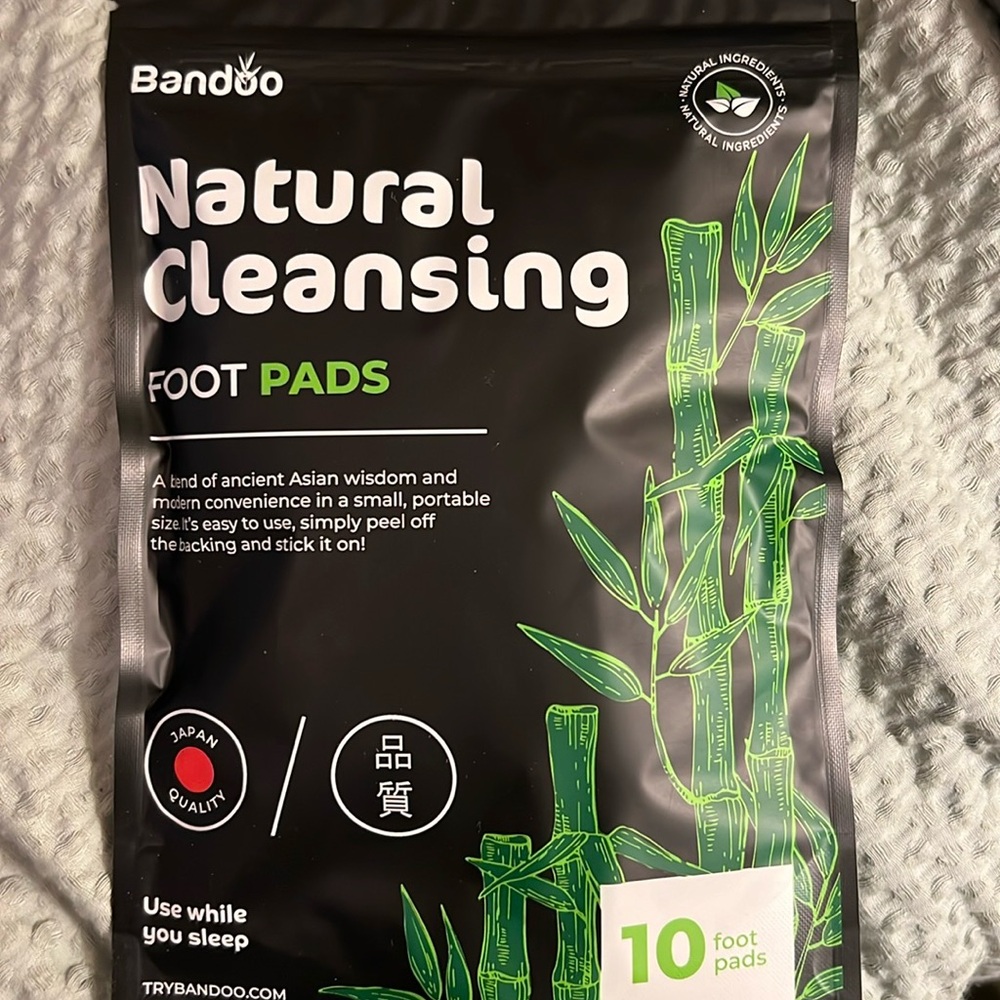 Bandoo Natural Detox Cleansing Foot Pads